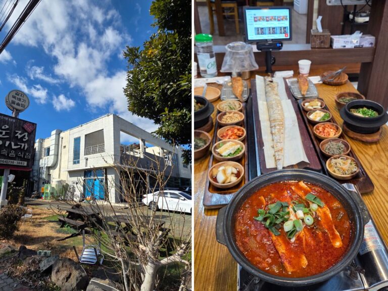 제주푸드테크 N오더 운정이네 갈치조림 중문본점 설치 사례